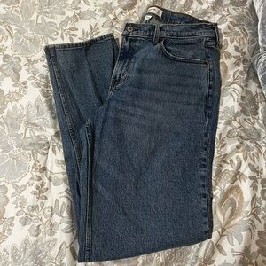 Abercrombie&Fitch Curve Love Mid Rise 90s Straight Jean